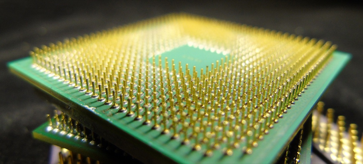 Details van een krachtige smartphone processor