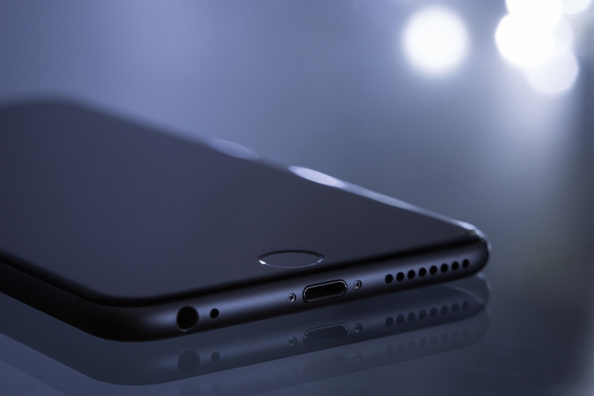 A close-up shot of a folded smartphone showing the hinge design.